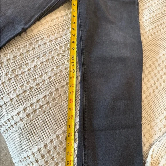 Levi Ribcage Straight Ankle Jeans - Black - Picture 5 of 6